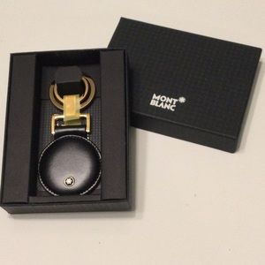 Mont Blanc Leather Key Fob